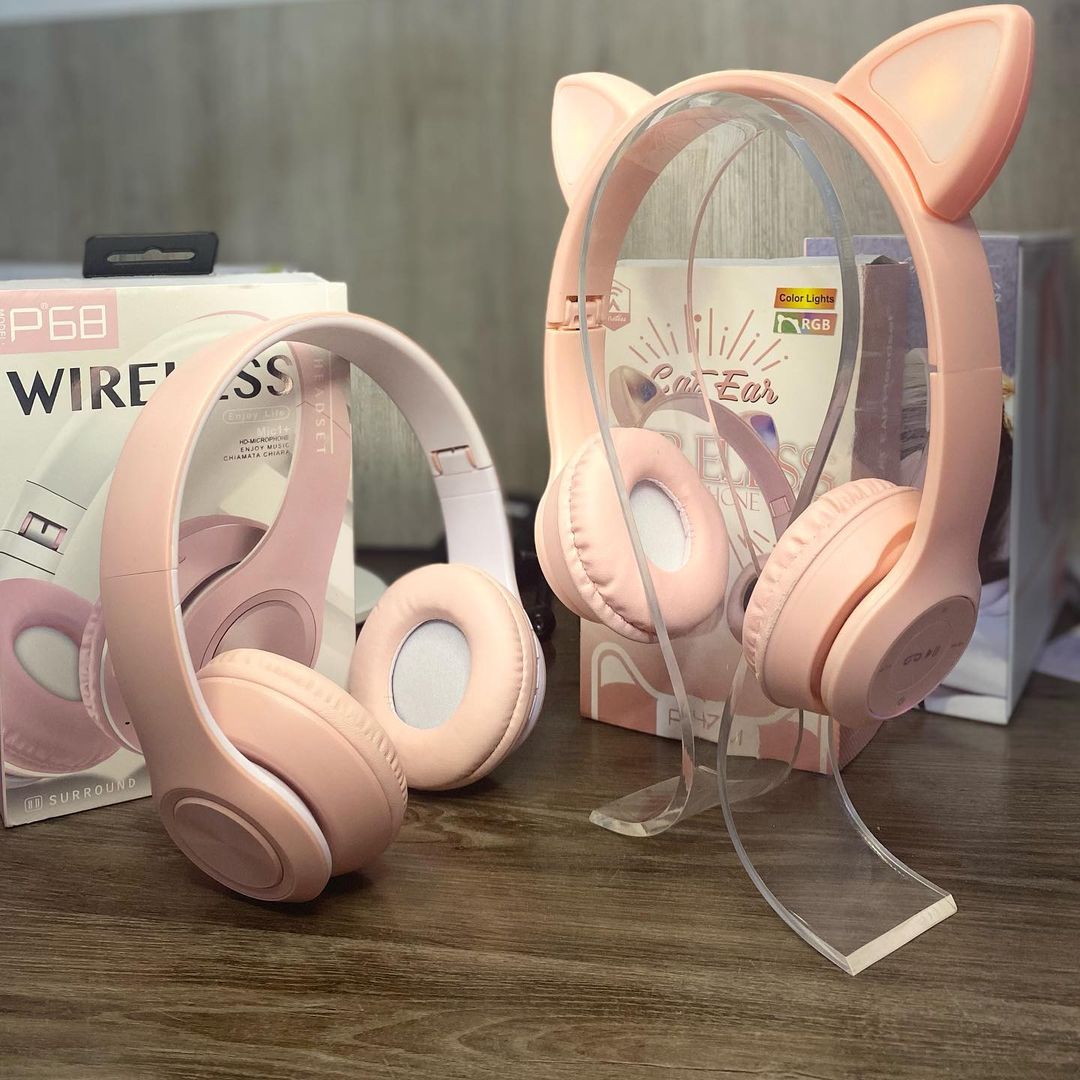 P39 Bluetooth Cat headphones