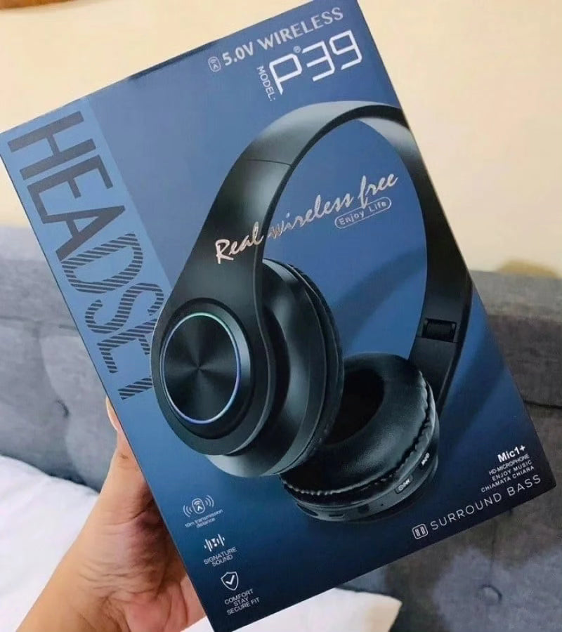 P39 Bluetooth wireless stereo headphones